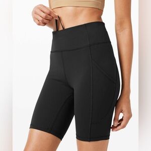 NWT Lululemon Invigorate Shorts 8” Black Size 6